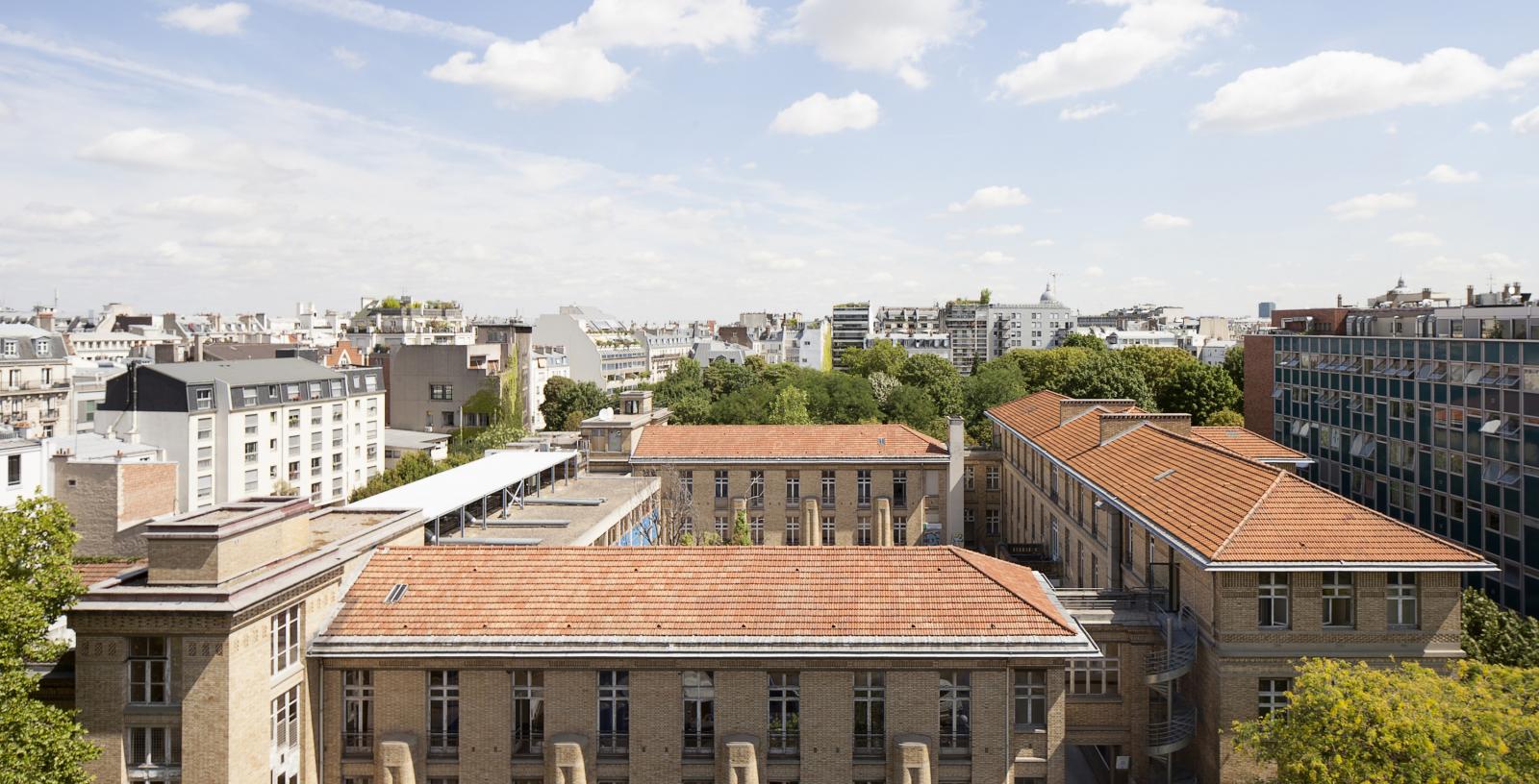 Le toit du bâtiment Pinard en 2018 – Paris