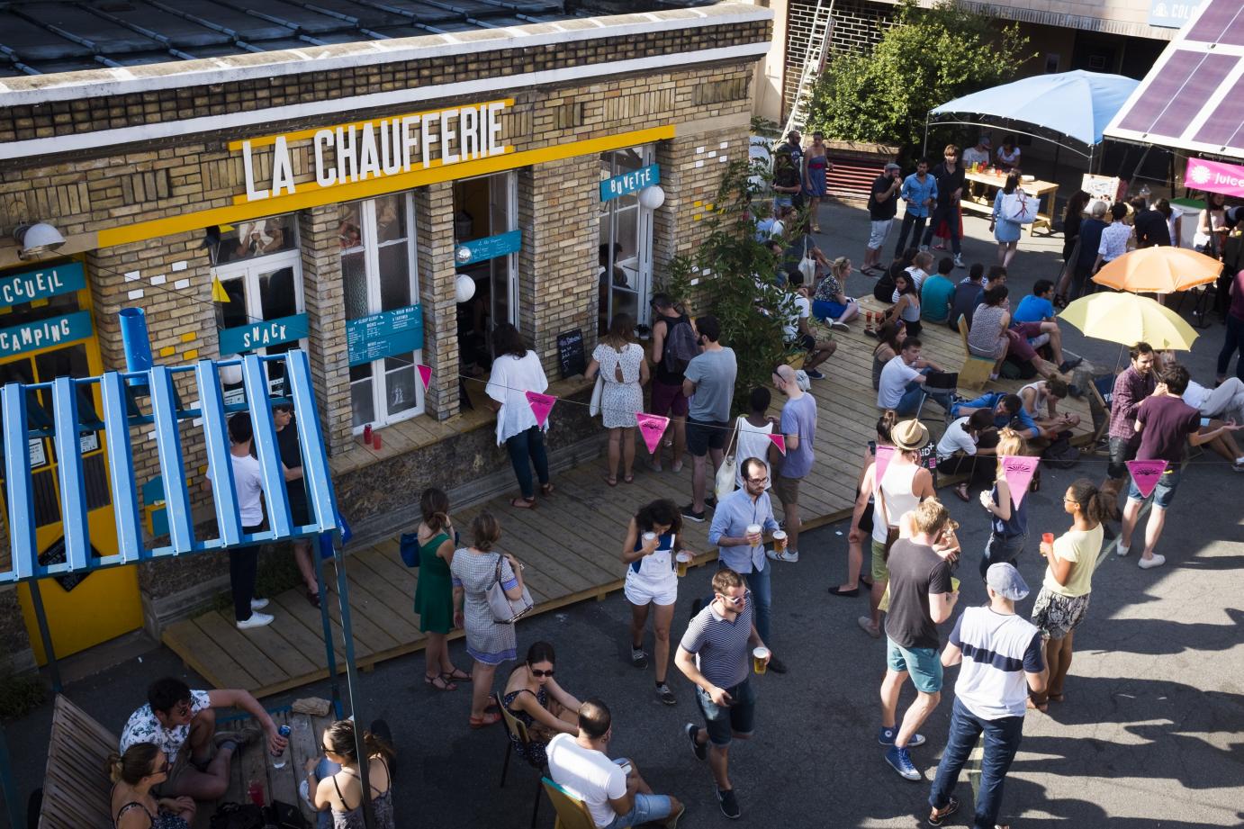 Soirée à la Chaufferie par le collectif d’urbanisme transitoire Les Grands Voisins – Paris